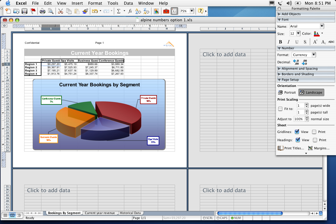Excel 2004 for Mac Charts and Graphs (2004)